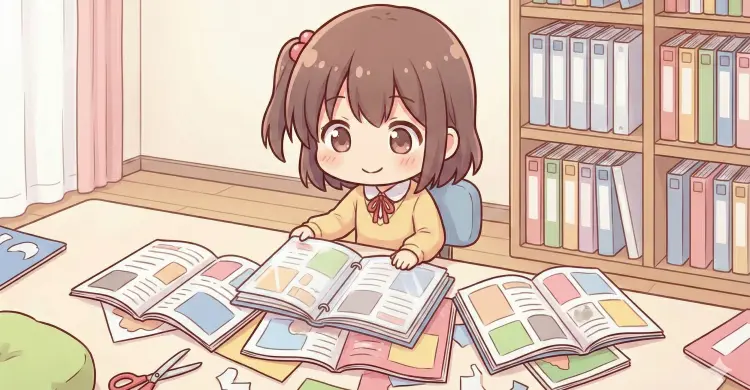 雑誌の切り抜きをもったいないと嘆かない術