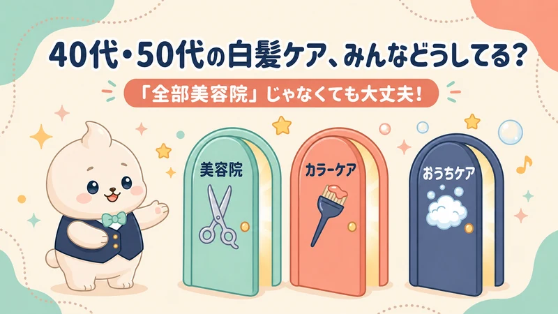 美容院代もったいない白髪世代の賢い節約と頻度調整術