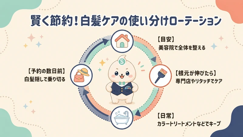 白髪の美容院代がもったいない問題の最適解