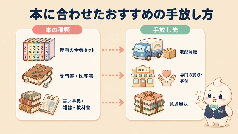 本の種類別の処分方法まとめ