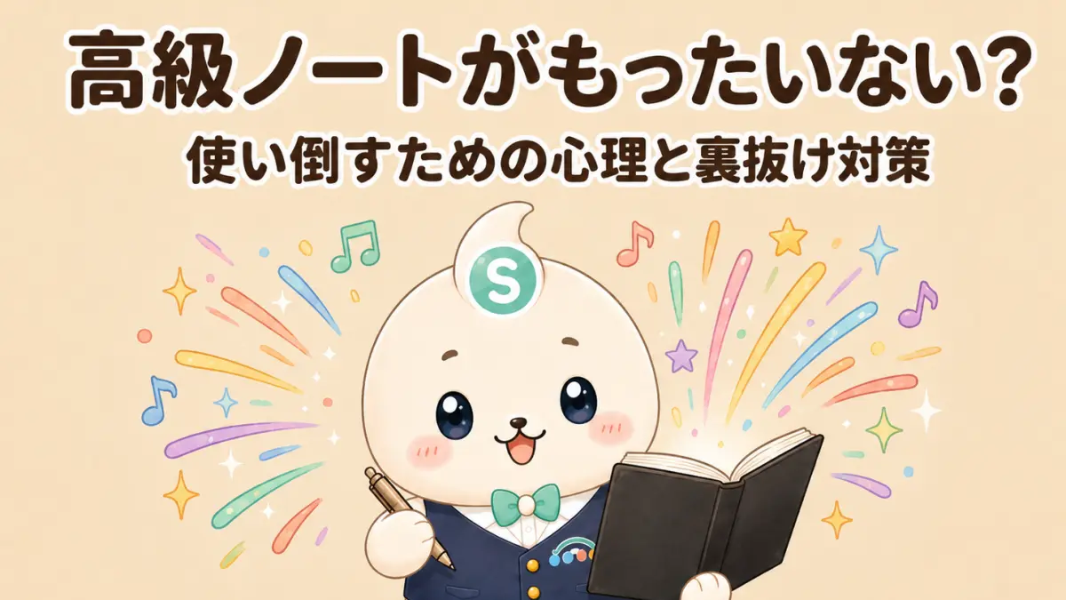 モレスキンがもったいない？使い倒すための心理と裏抜け対策