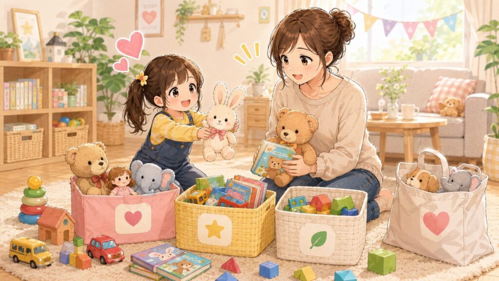 おもちゃを捨てるのがもったいない時の手放し方