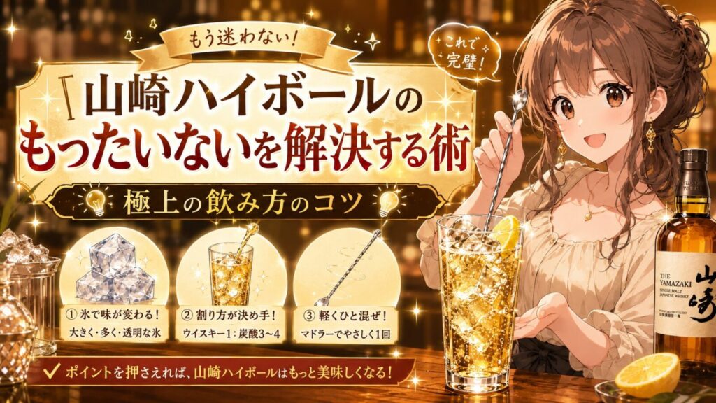 山崎ハイボールのもったいないを解決する術