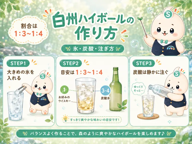 白州ハイボールの作り方