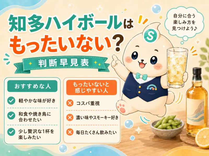 知多ハイボールを無理なく楽しむ判断基準