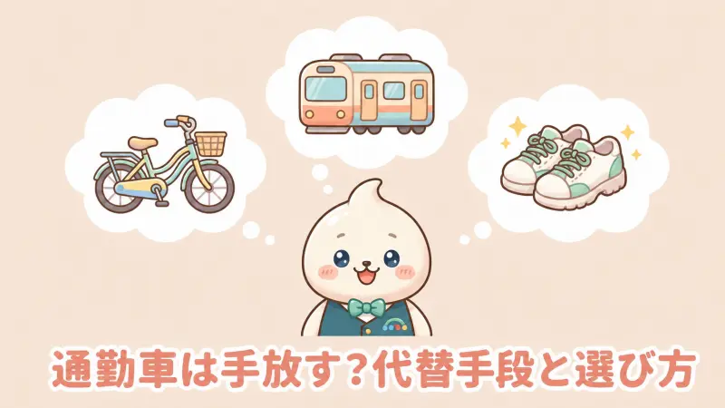 車通勤の維持費を具体的に比べる方法