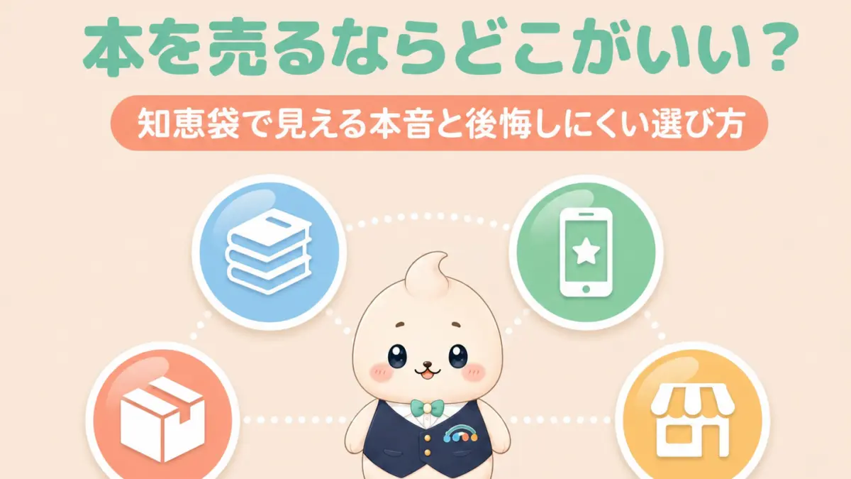 本を売るならどこがいい？知恵袋で多い不安と後悔しにくい売り方