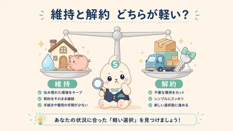 長期出張で家賃がもったいない費用比較